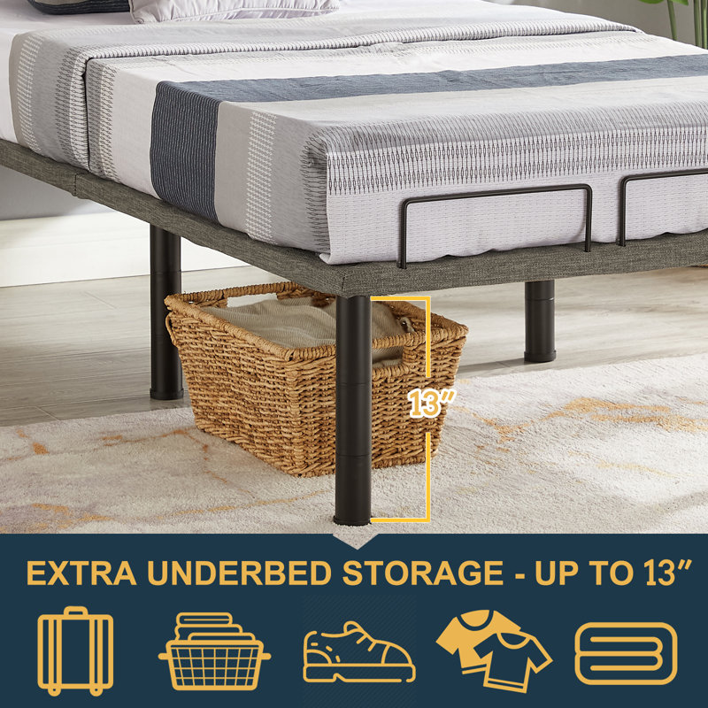 Alwyn Home Haslet 14'' Steel Folding Bed Wayfair